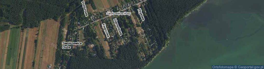 Zdjęcie satelitarne Granatowa ul.